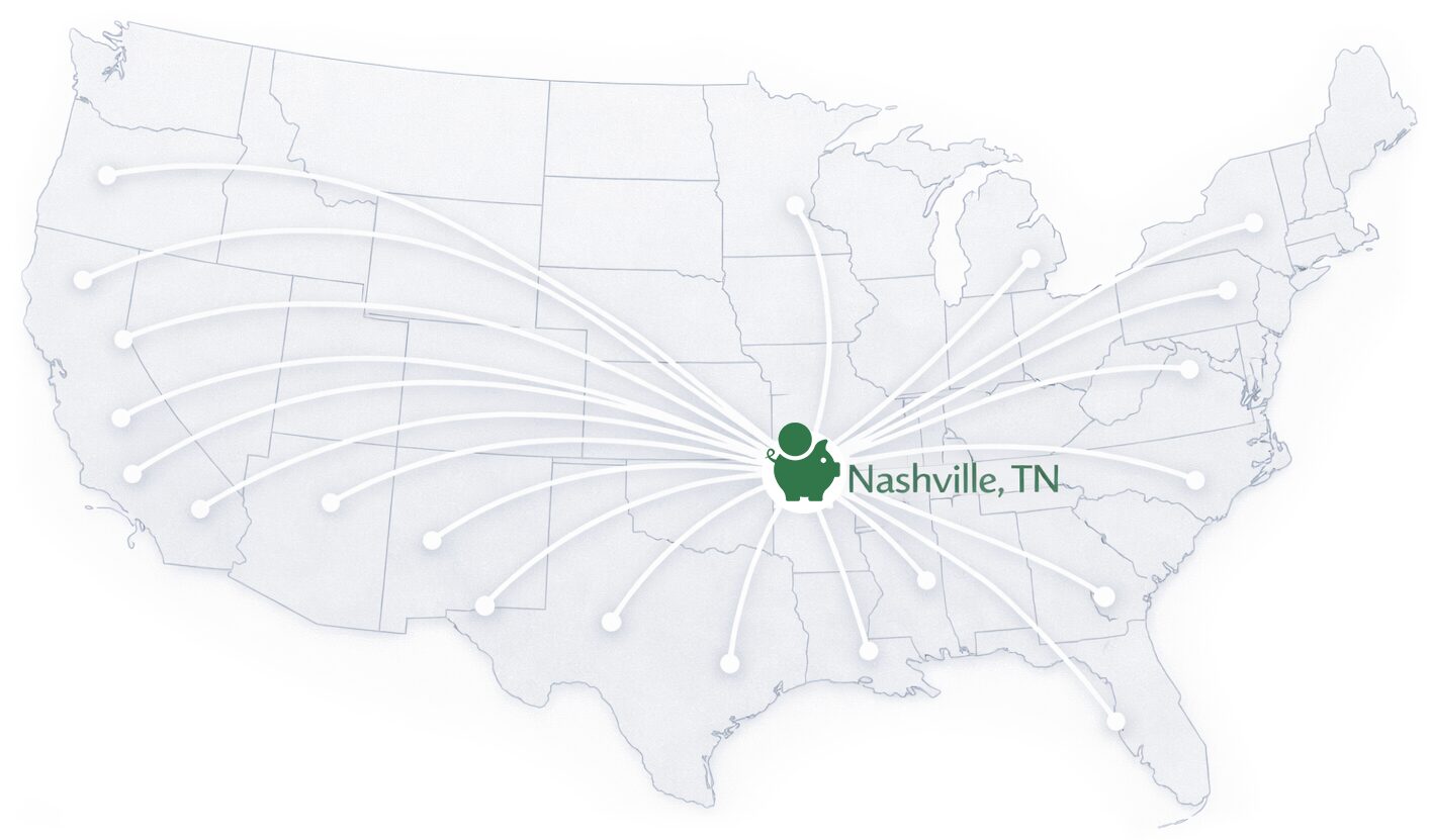 Proudly serving nationwide from Nashville, TN